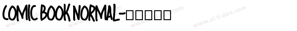Comic Book Normal字体转换
